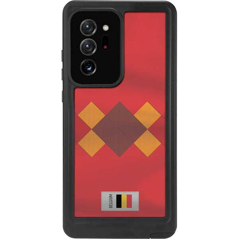 Belgium Soccer Flag Galaxy Note20 Ultra 5G Waterproof Case